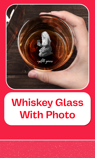 Whiskey Glass With Photo