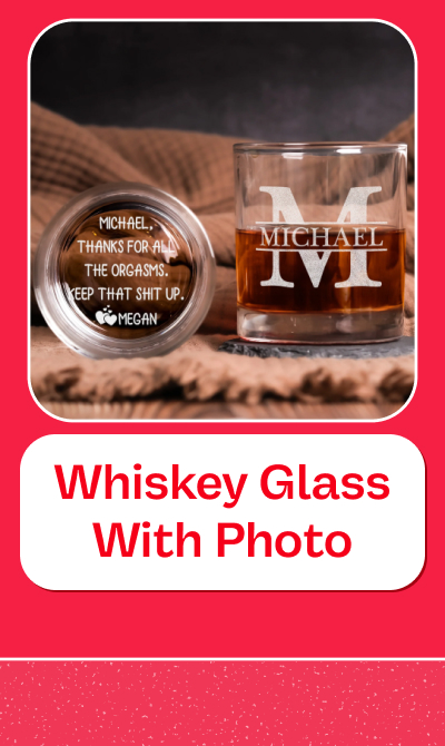 Whiskey Glass With Photo