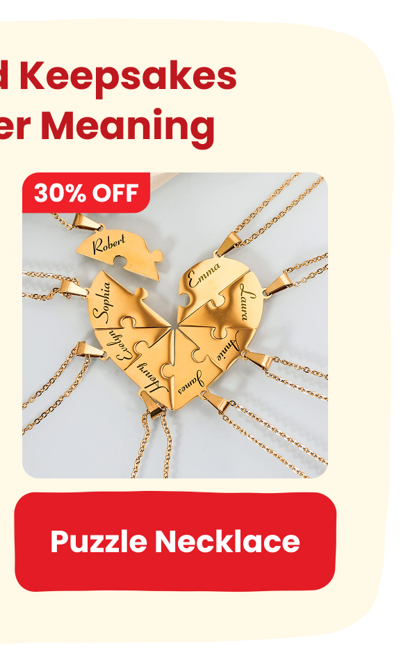 Heart Puzzle Necklace