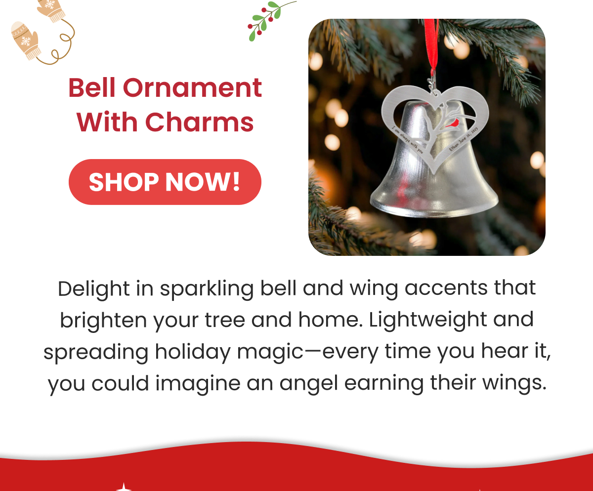Bell Ornament With Charms