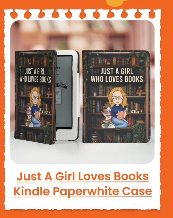 Just A Girl Who Loves Books Kindle Paperwhite Case With Stand