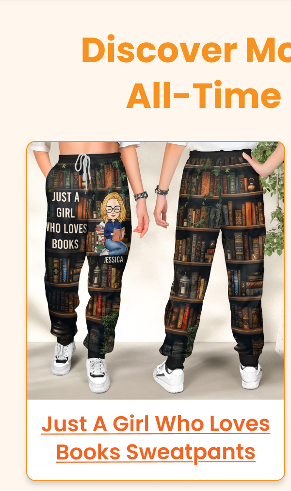 Just A Girl Who Loves Books Sweatpants