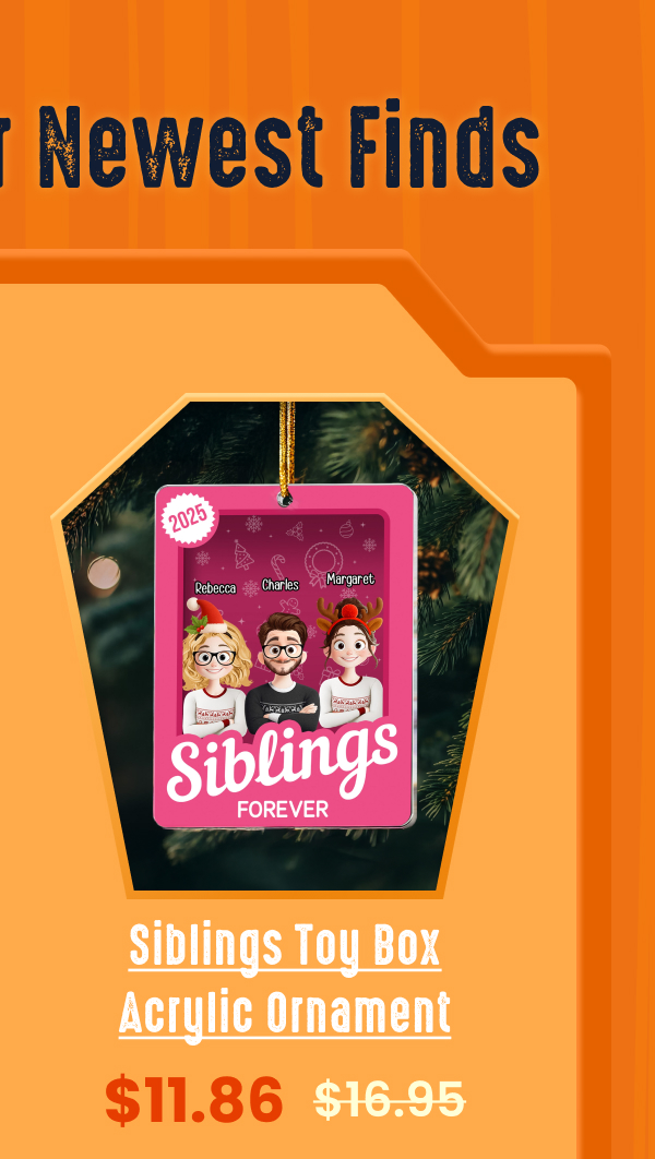 Siblings Toy Box Acrylic Ornament