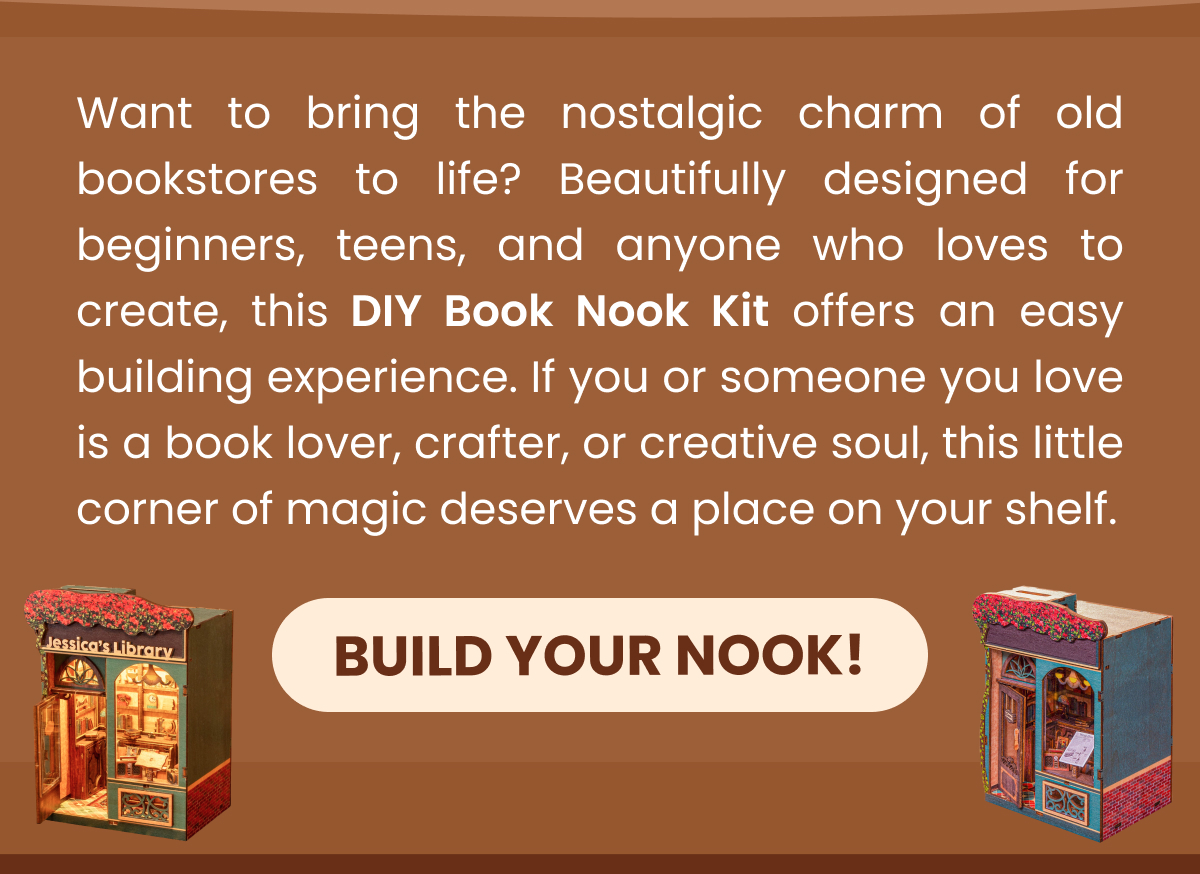 My Library & Old Bookstore DIY Book Nook Kit