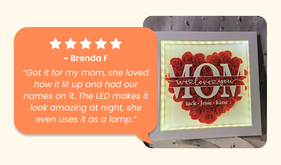 5 Stars review from ~ Brenda F