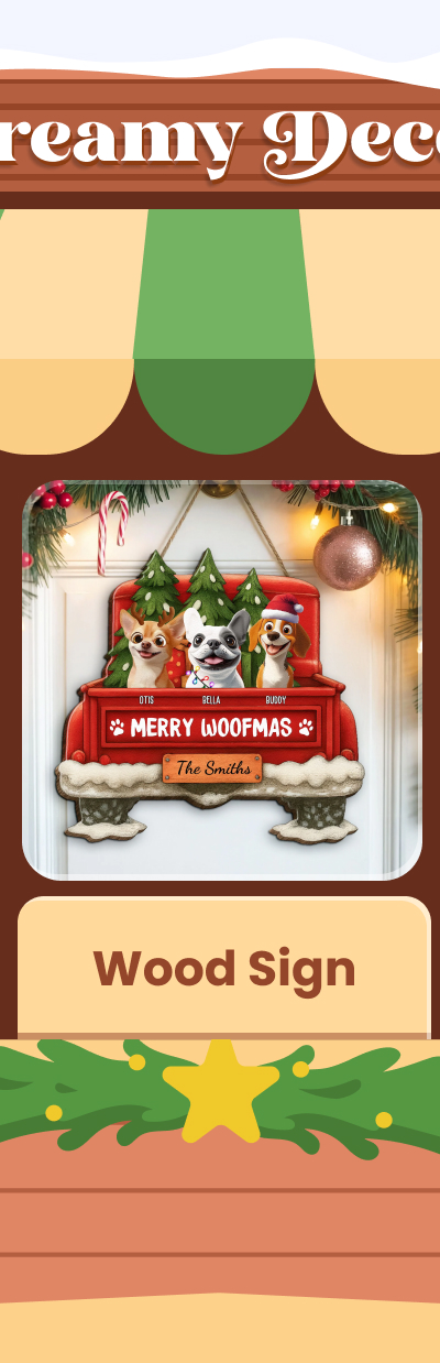 Custom Shaped Wood Sign 