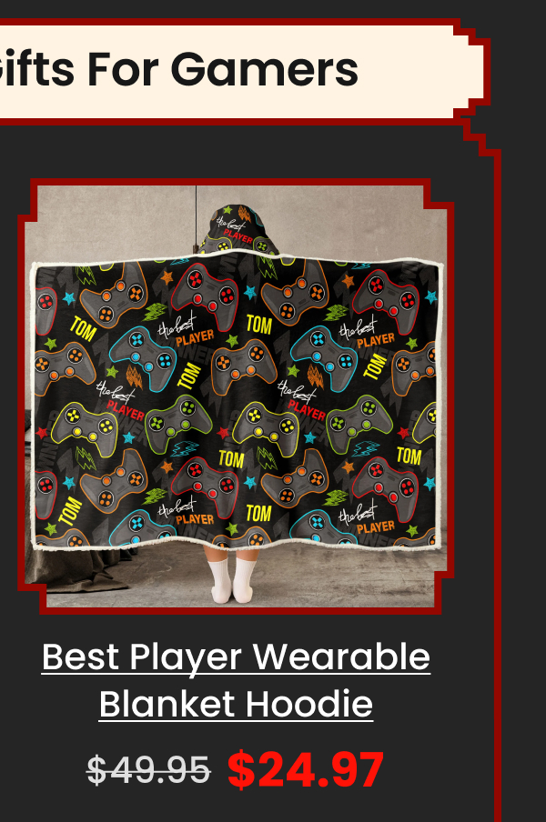 The Best Player Wearable Blanket Hoodie