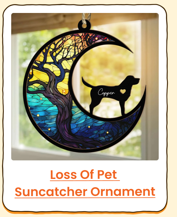 Loss Of Pet Suncatcher Ornament