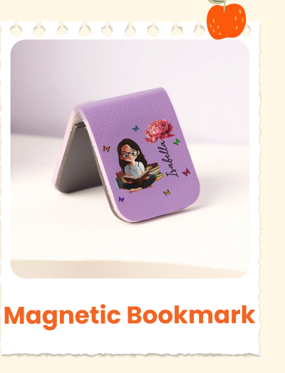 Leather Magnetic Bookmark