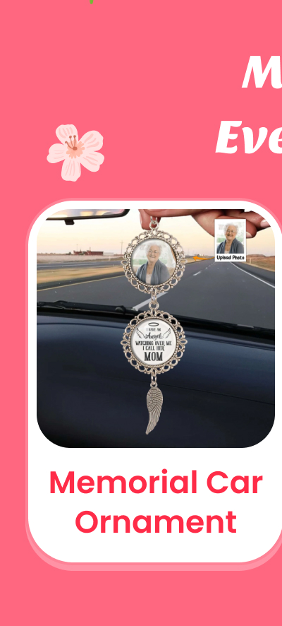 Memorial Charm Car Ornament
