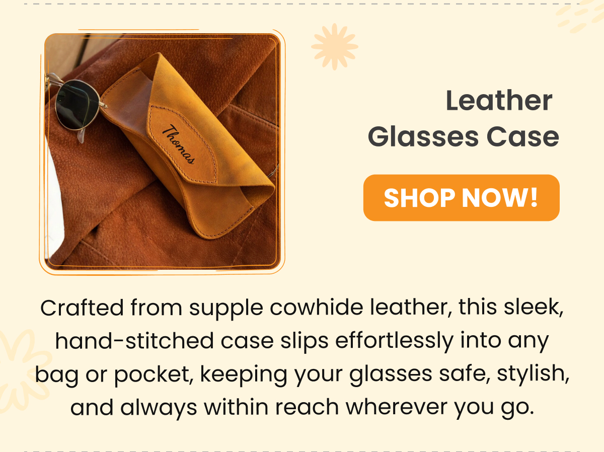 Leather Glasses Case