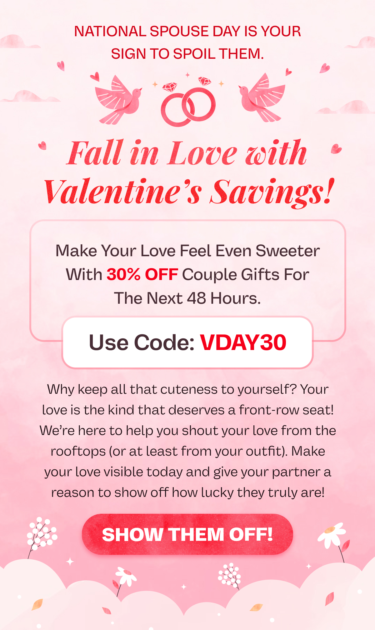 Shop Valentine's Sale