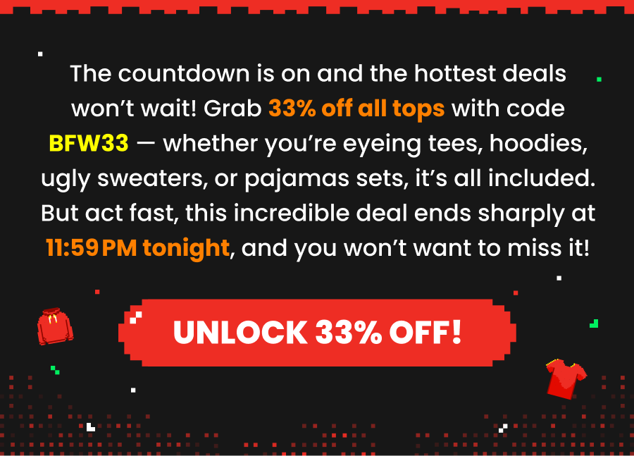 Shop 33% off all shirts & tops