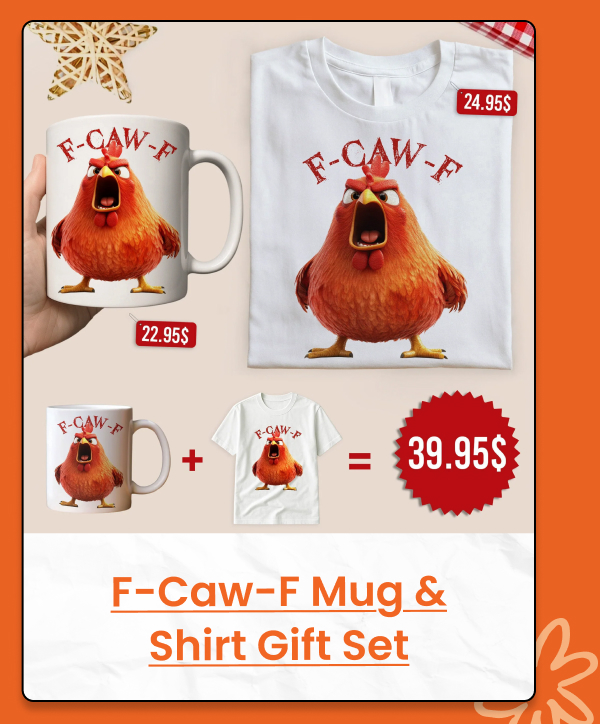 F-Caw-F Mug & Shirt Gift Set
