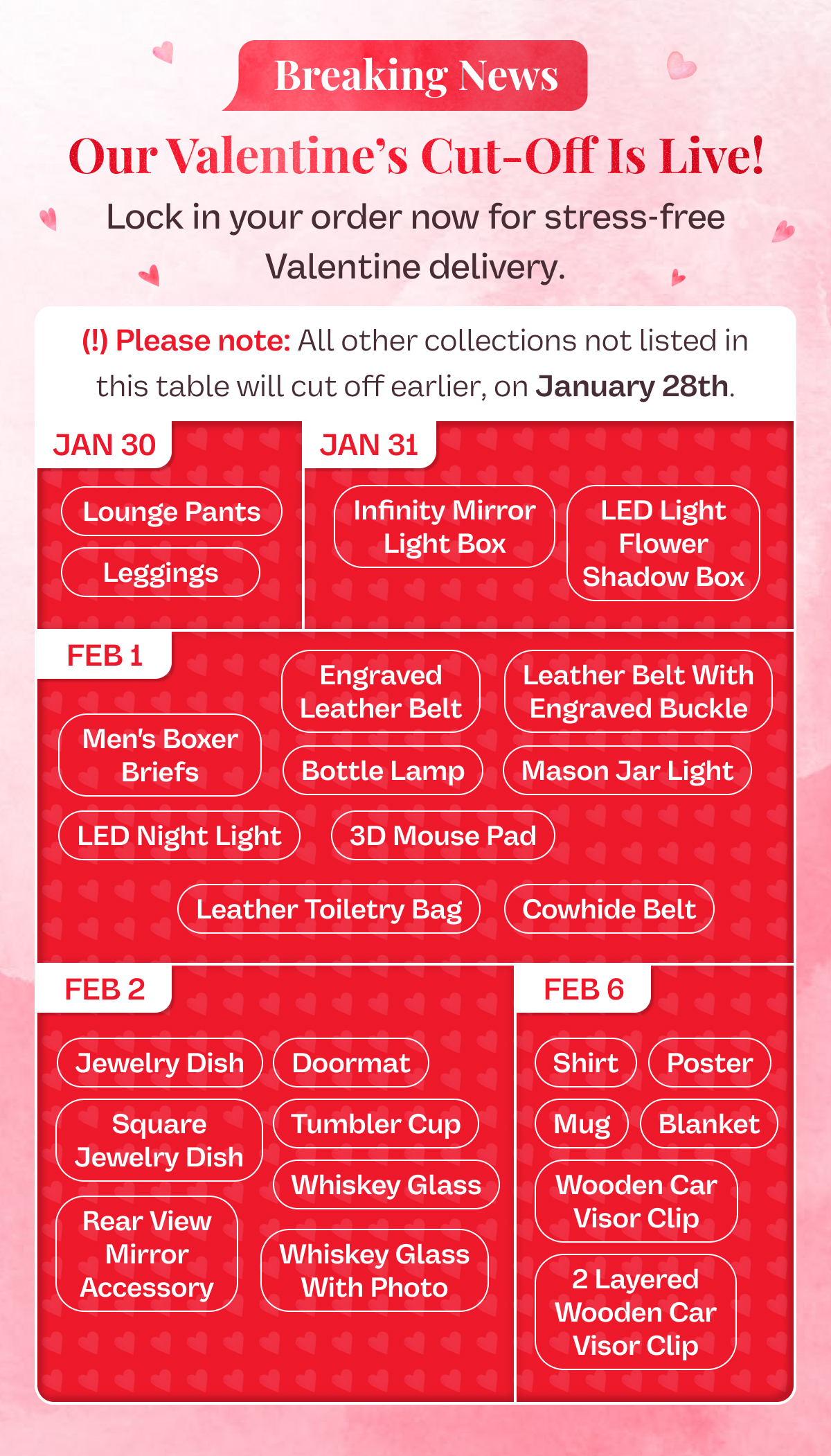 Shop Valentine Gifts