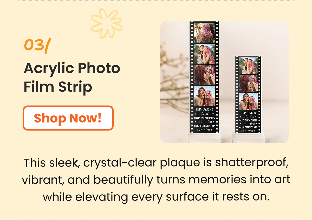 Acrylic Photo Film Strip
