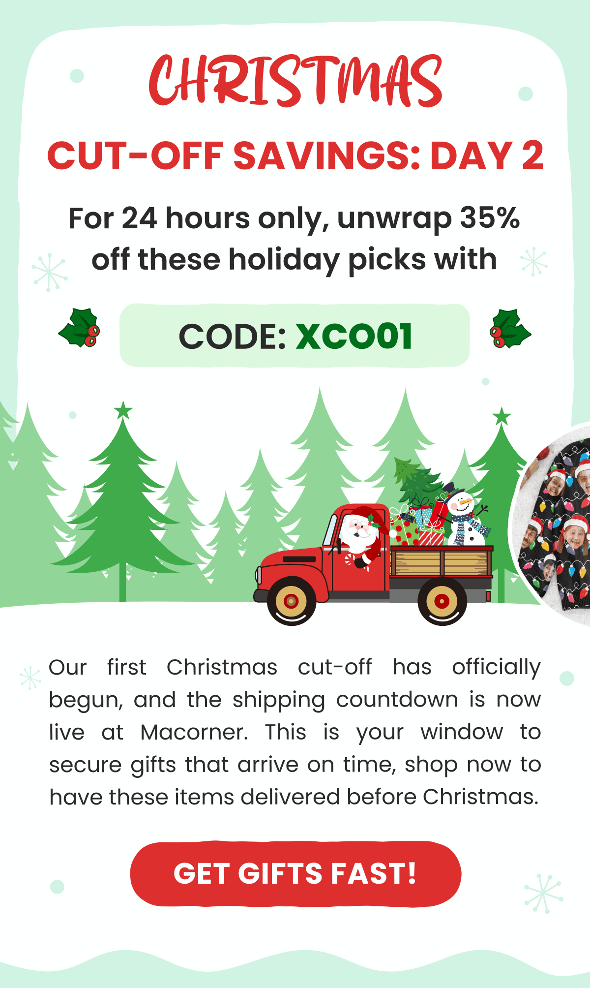 Shop Christmas Cut-off Sale