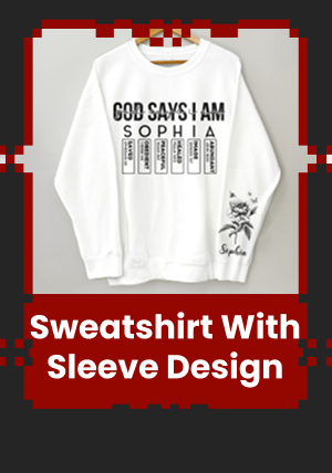Sweatshirt With Sleeve Design