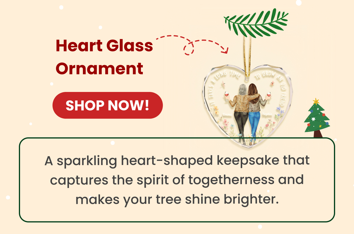 Heart Glass Ornament