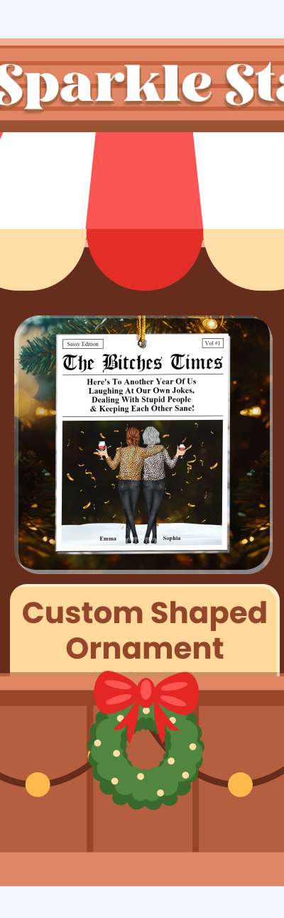 Custom Shaped Acrylic Ornament