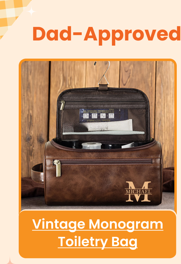 Vintage Monogram Toiletry Bag 