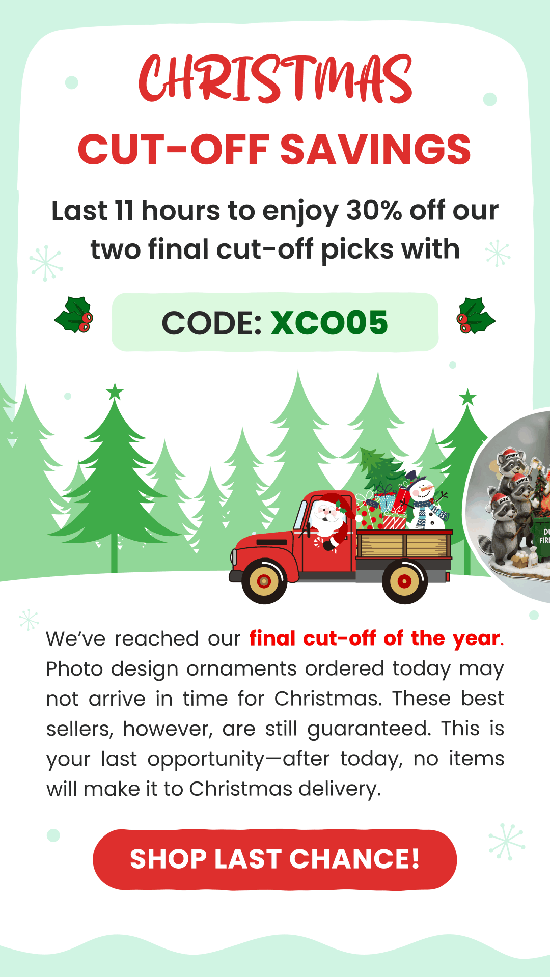 Shop Christmas Cut-off Sale