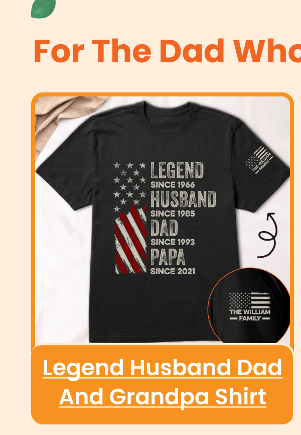 Legend Husband Dad And Grandpa Shirt