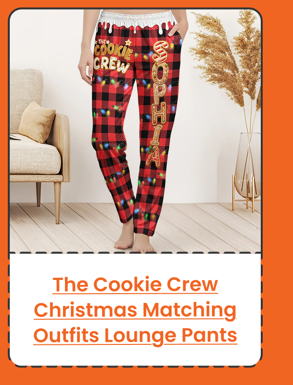 The Cookie Crew Christmas Matching Outfits Lounge Pants