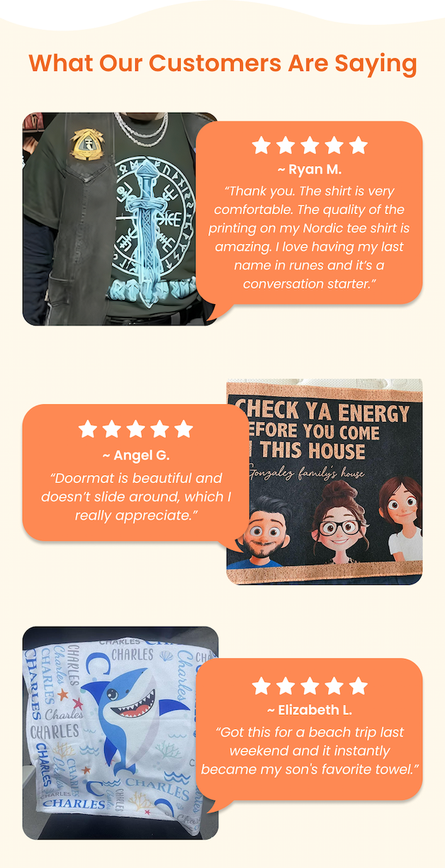 Read our customers' raving reviews