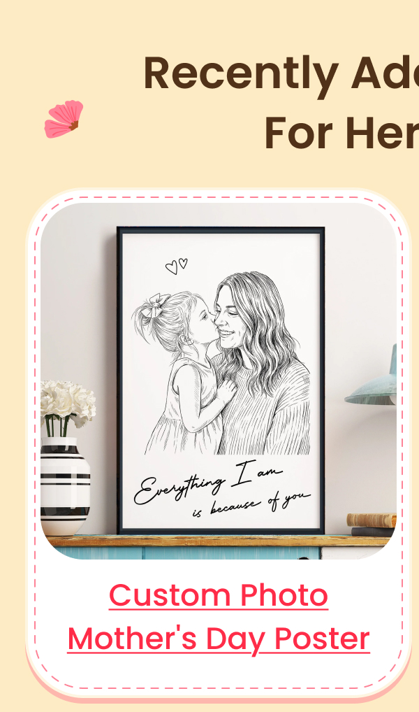 Custom Photo Mother's Day Poster