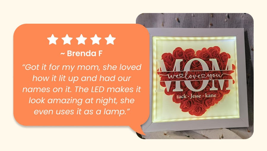5 Stars review from ~ Brenda F
