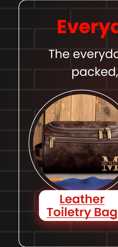 Leather Toiletry Bag