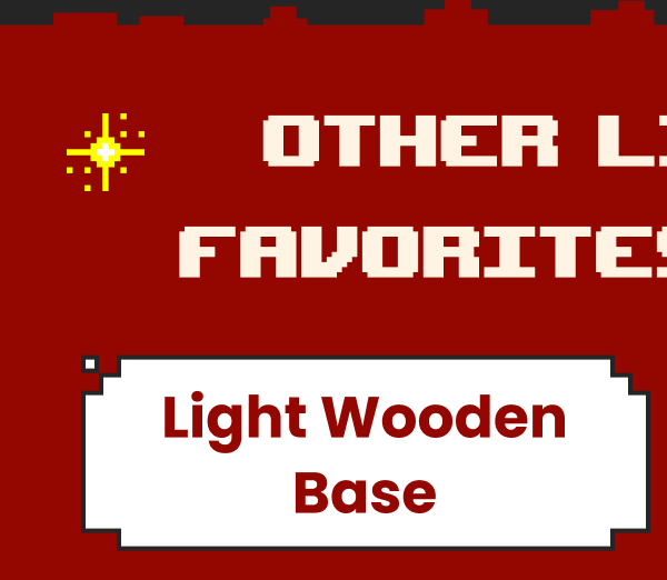 3D LED Light Wooden Base