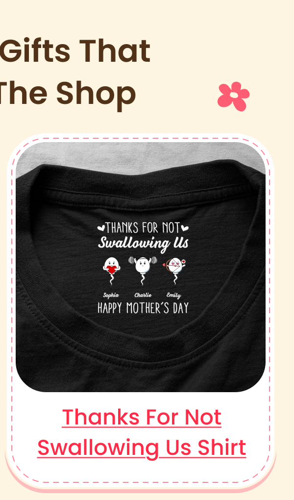 Thanks For Not Swallowing Us Hidden Message Shirt