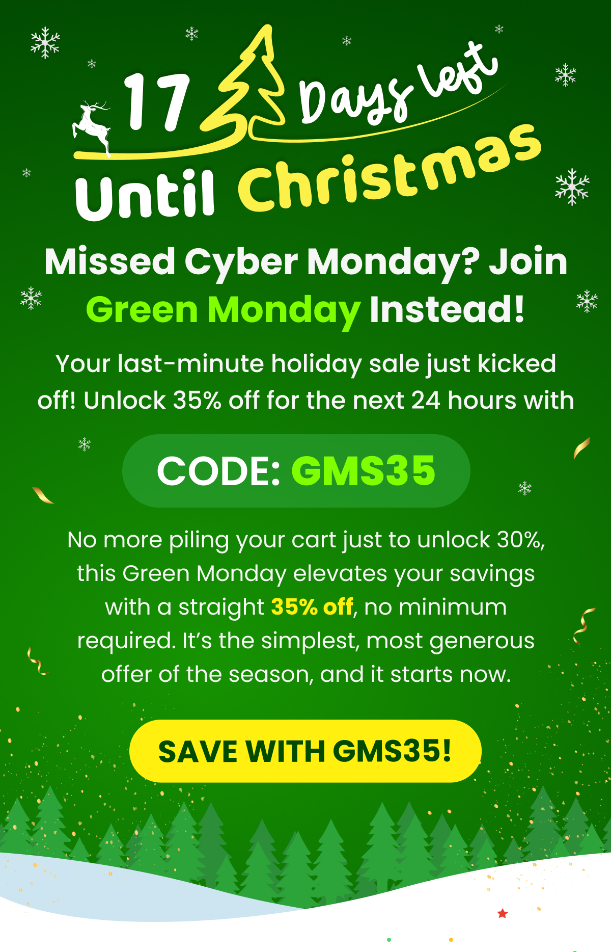 Shop Green Monday Sale