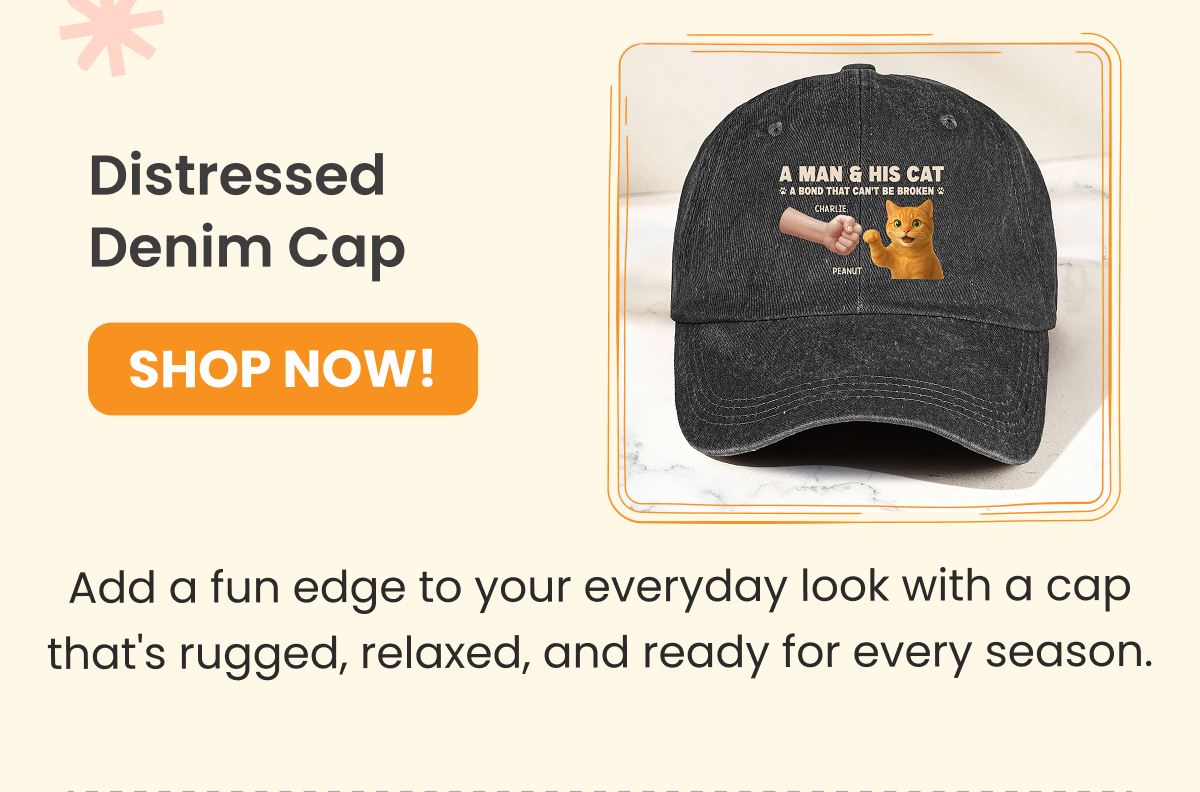 Shop Distressed Denim Cap