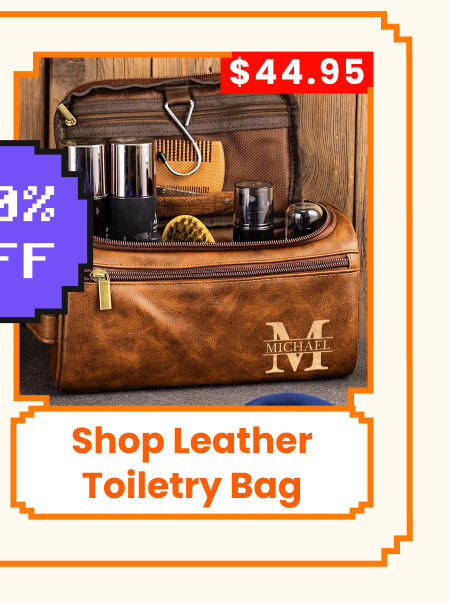 Leather Toiletry Bag