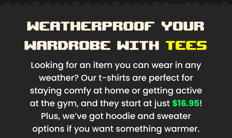 Shop 33% off all shirts & tops