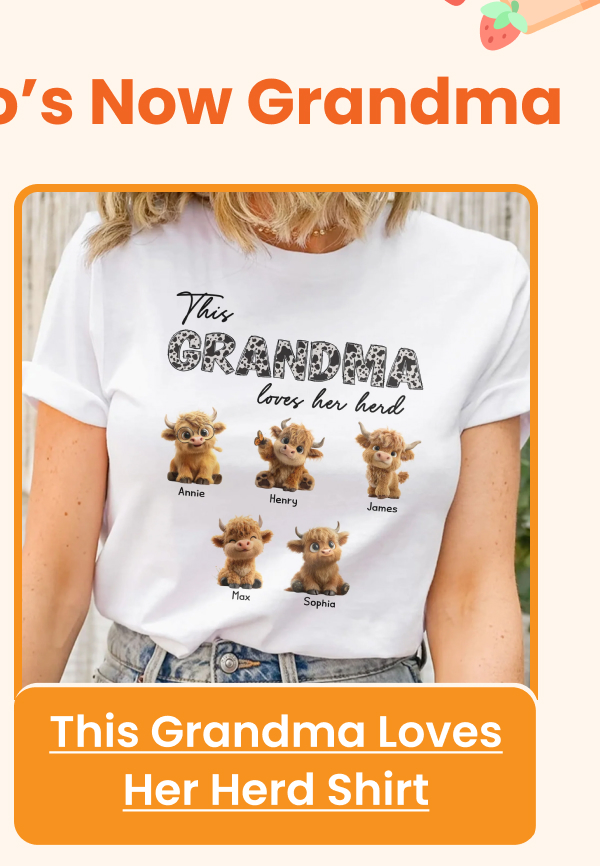 This Grandma Loves Her Herd Shirt