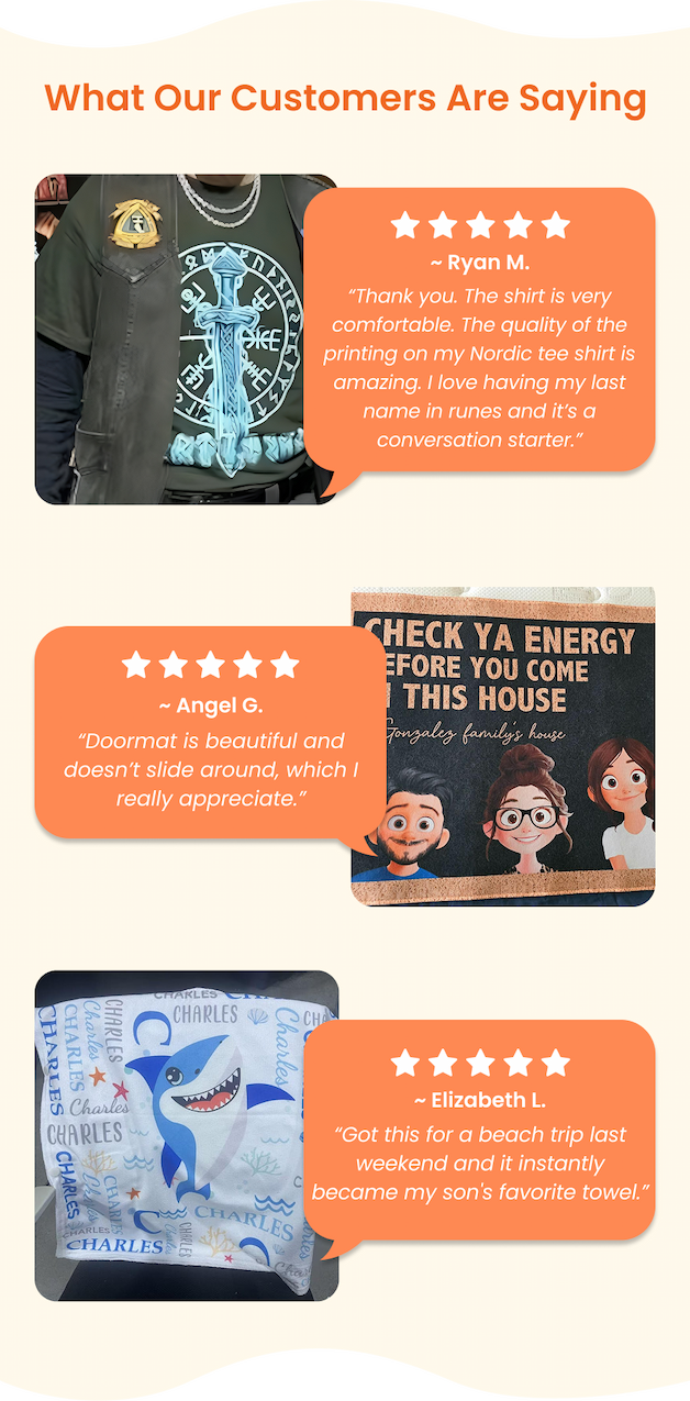 Read our customers' raving reviews