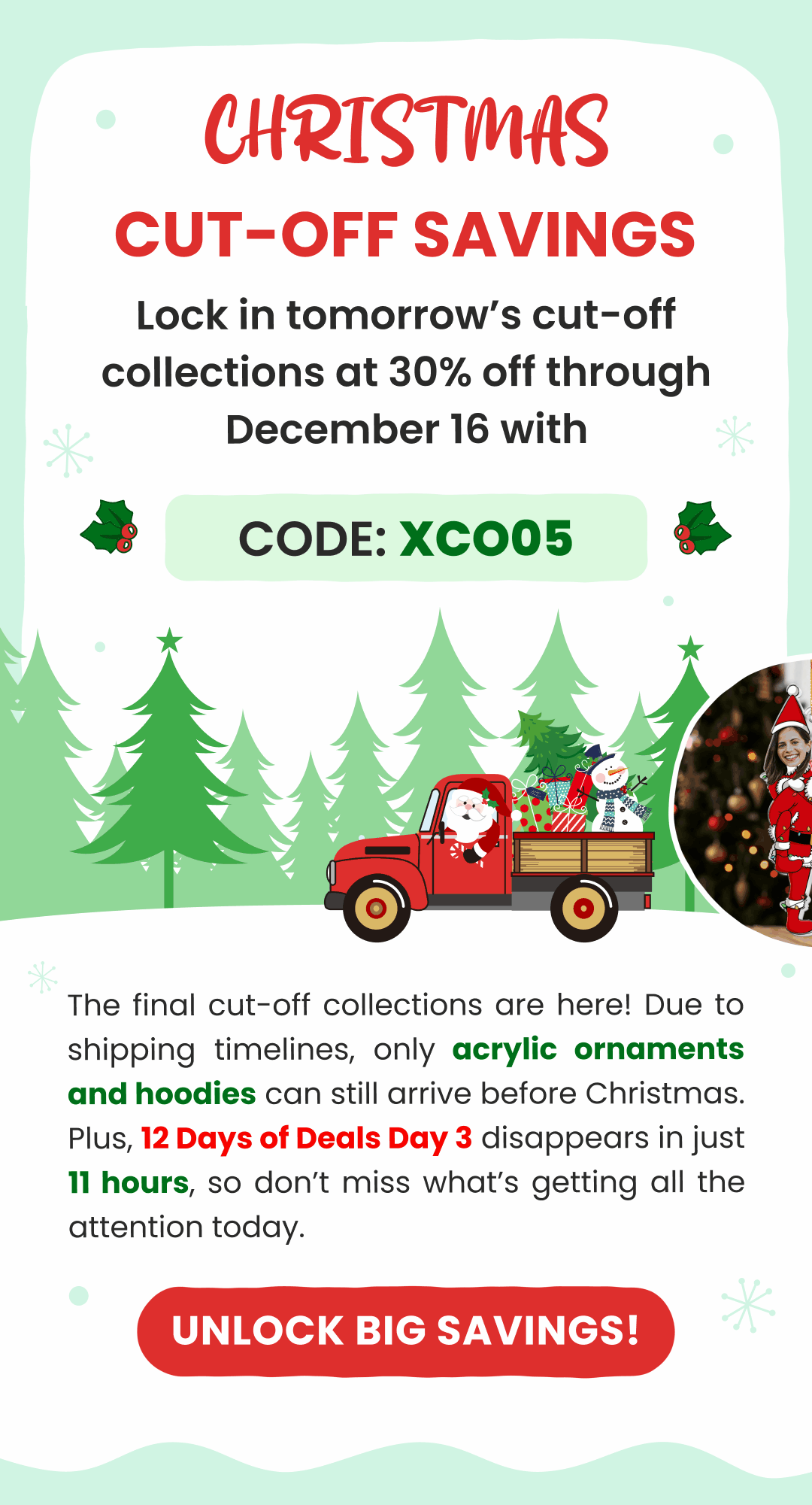 Shop Christmas Cut-off Sale