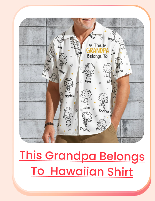 This Grandpa Belongs To Doodle Hawaiian Shirt
