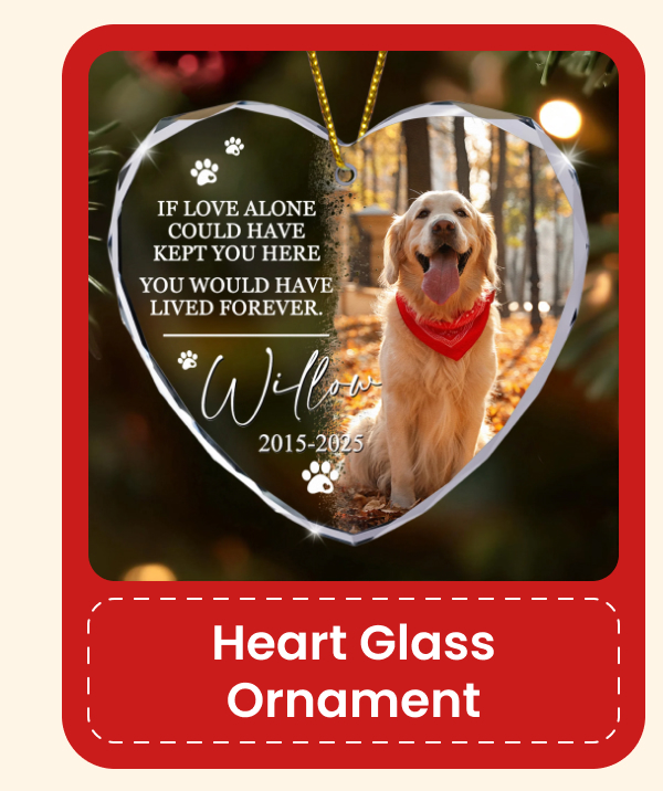 Heart Glass Ornament