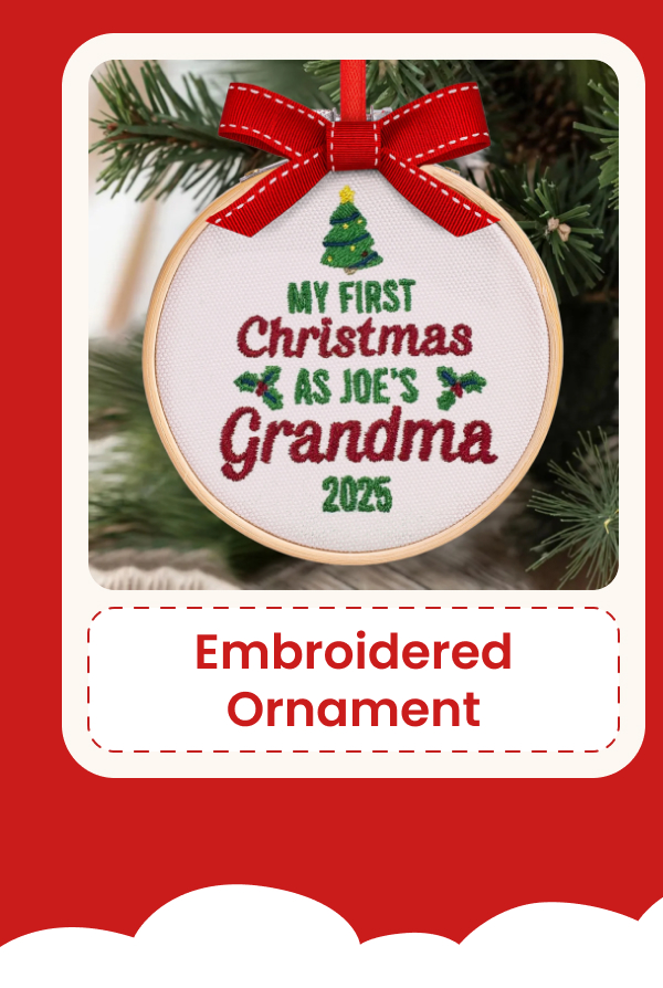 Embroidered Ornament