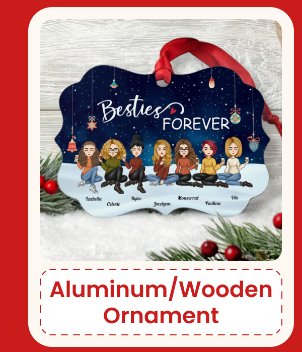 Aluminum And Wooden Ornament