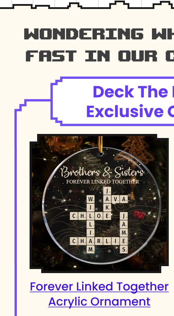 Forever Linked Together Acrylic Ornament