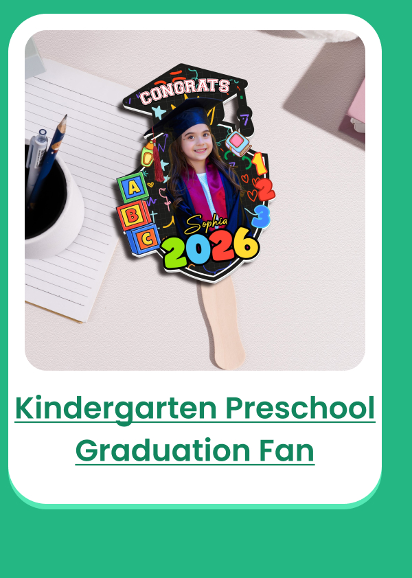Kindergarten Preschool Graduation Fan