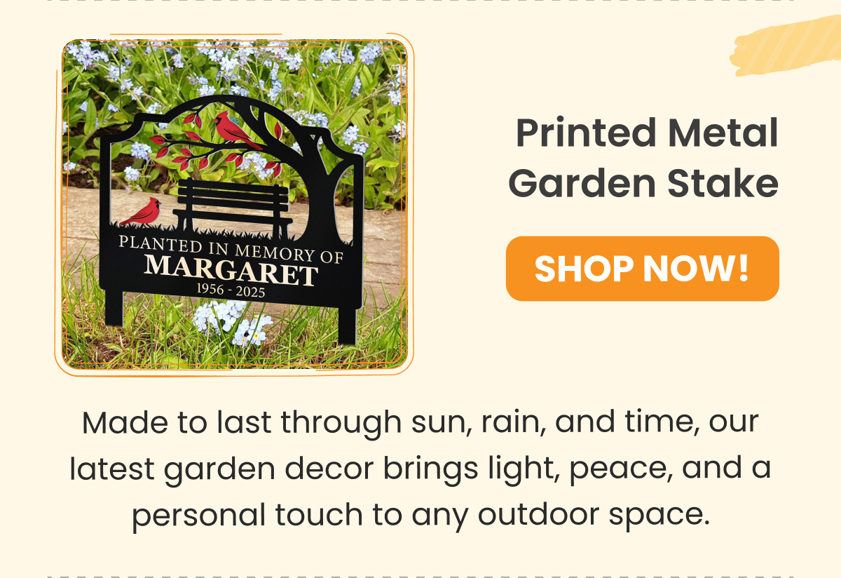 Shop Printed Metal Garden Stake