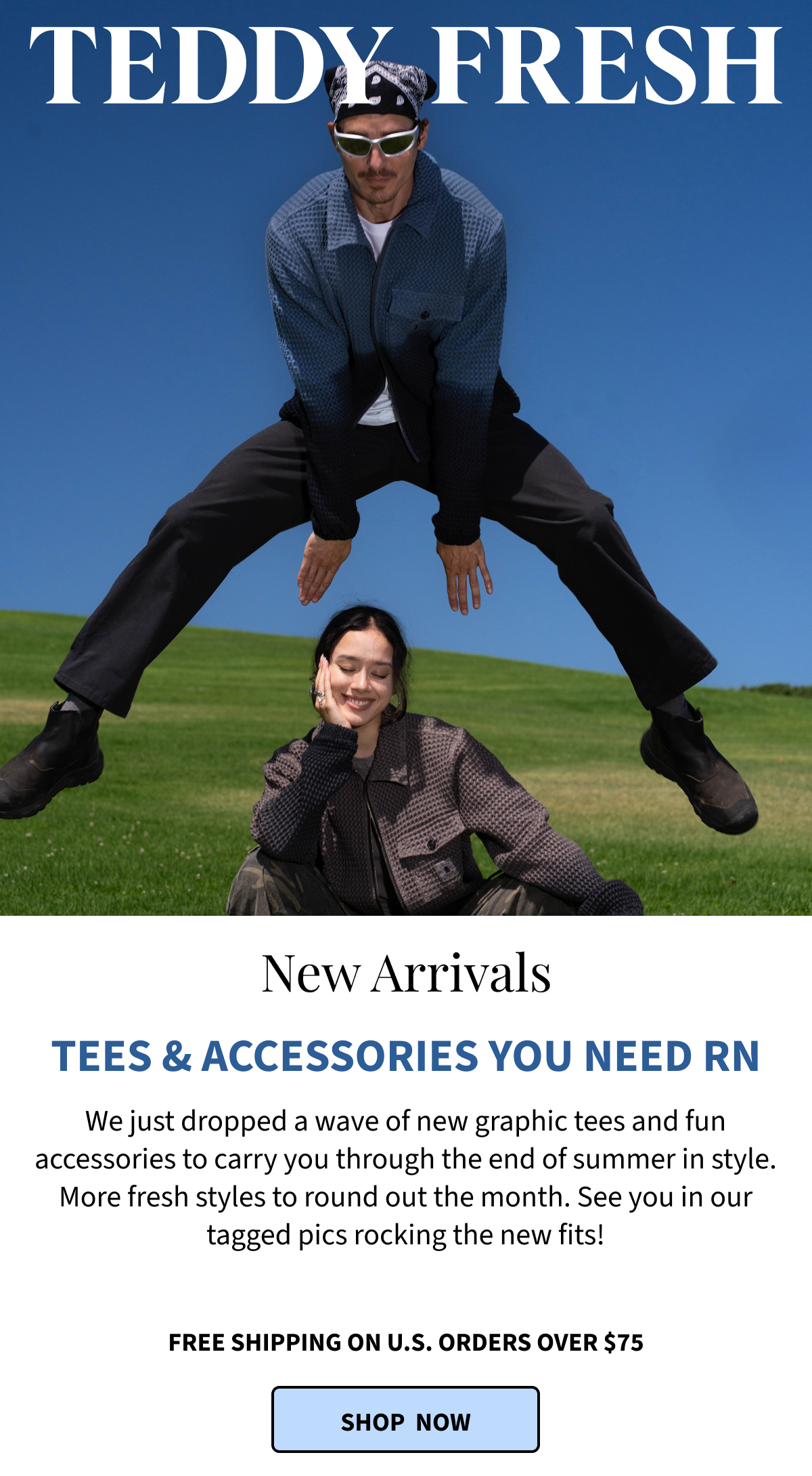 man model jumping over a girl sitting on grass