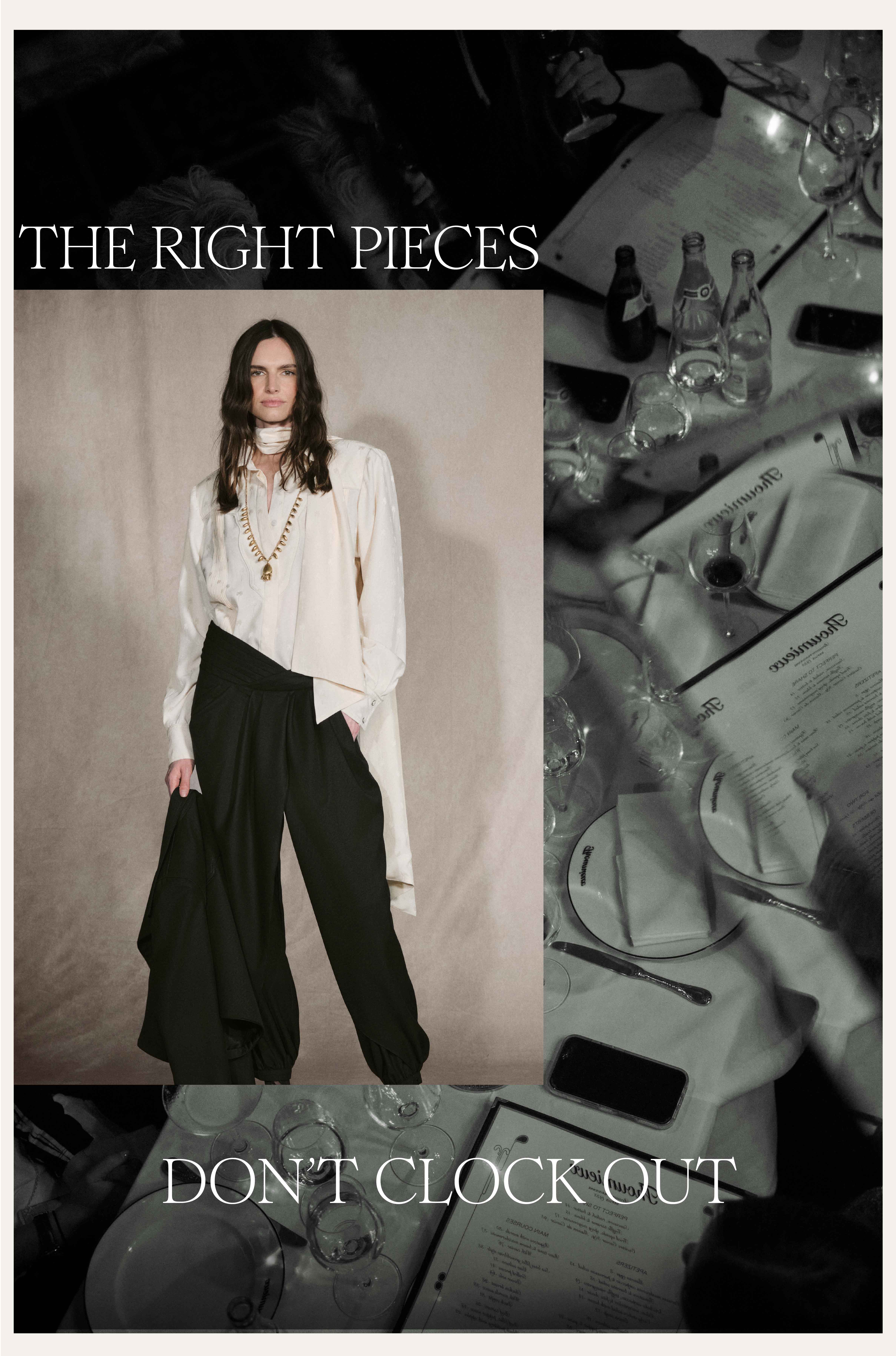 The Right Pieces Don't Clock Out.